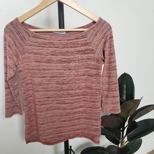 Stitch Fix Honey Punch Slit Side 3/4 Sleeve Top